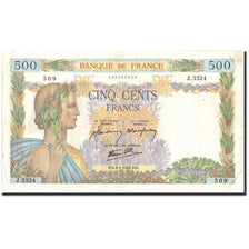 France, 500 Francs, 500 F 1940-1944 ''La Paix'', 1942, 1942-04-09, EF(40-45)