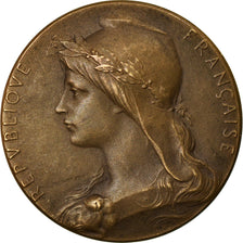 France, Medal, Concours Interscolaire de Gymnastique, Paris, 1907, O.Roty