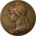 France, Medal, Concours Interscolaire de Gymnastique, Paris, 1907, O.Roty