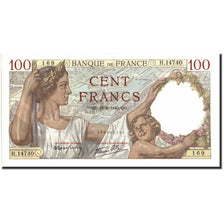 France, 100 Francs, 100 F 1939-1942 ''Sully'', 1940, 1940-08-22, SUP+