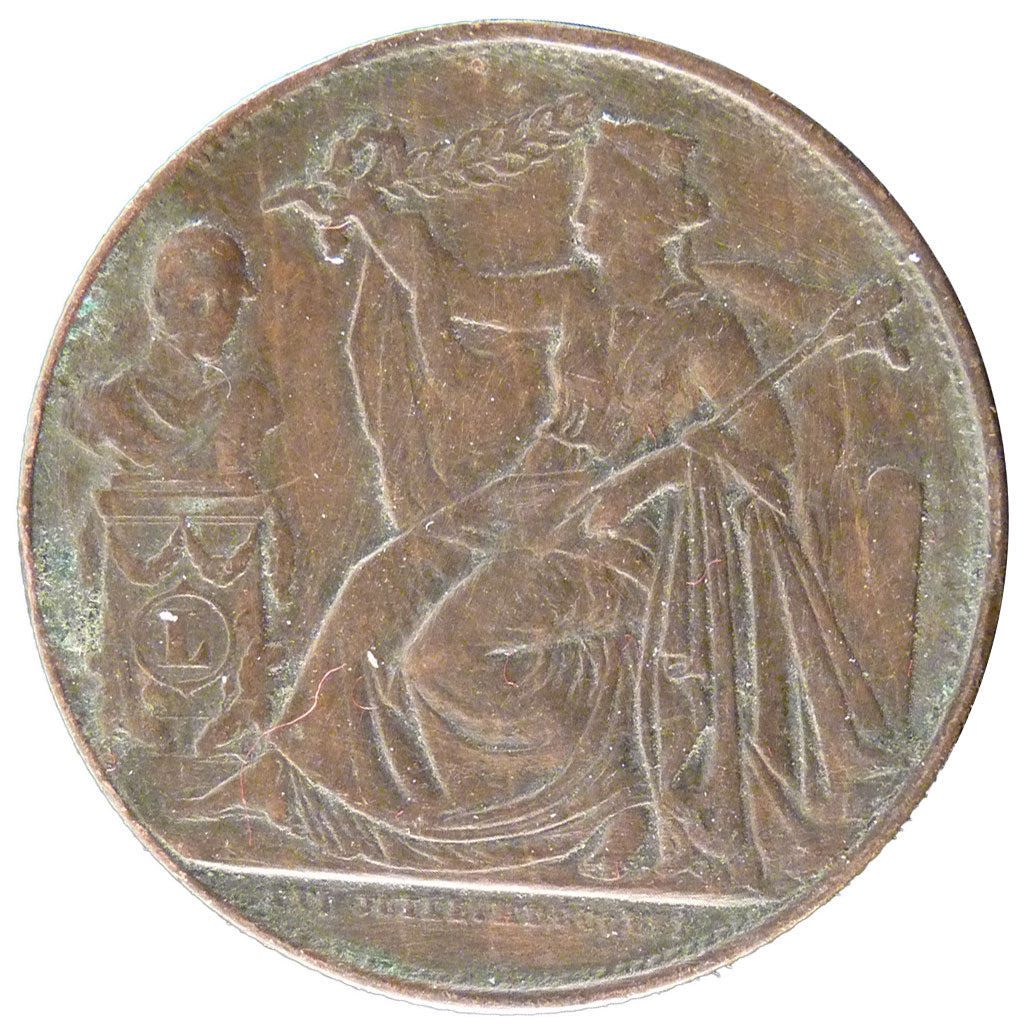 Belgium, 5 Centimes, 1856, EF(40-45), Bronze, 9.90