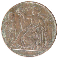 Belgium, 5 Centimes, 1856, EF(40-45), Bronze, 9.90