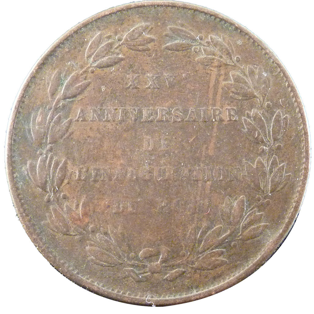 Belgium, 5 Centimes, 1856, EF(40-45), Bronze, 9.90