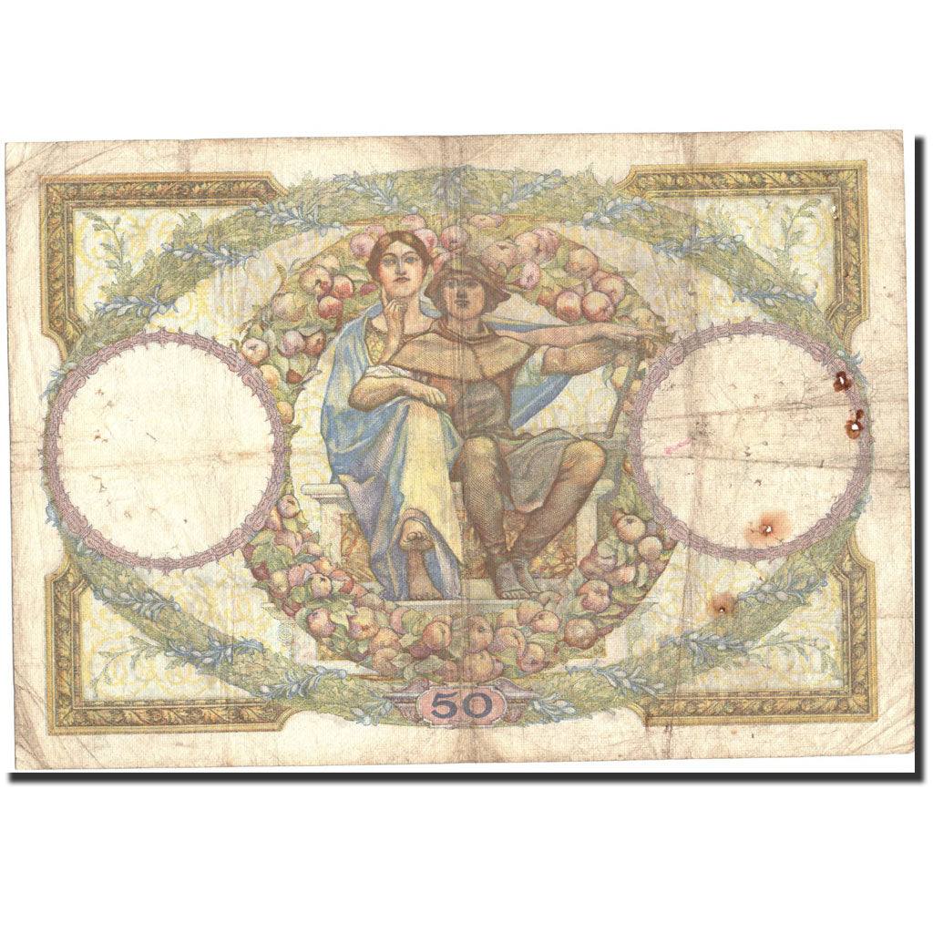 France, 50 Francs, 50 F 1927-1934 ''Luc Olivier Merson'', 1934, 1934-05-31, B+