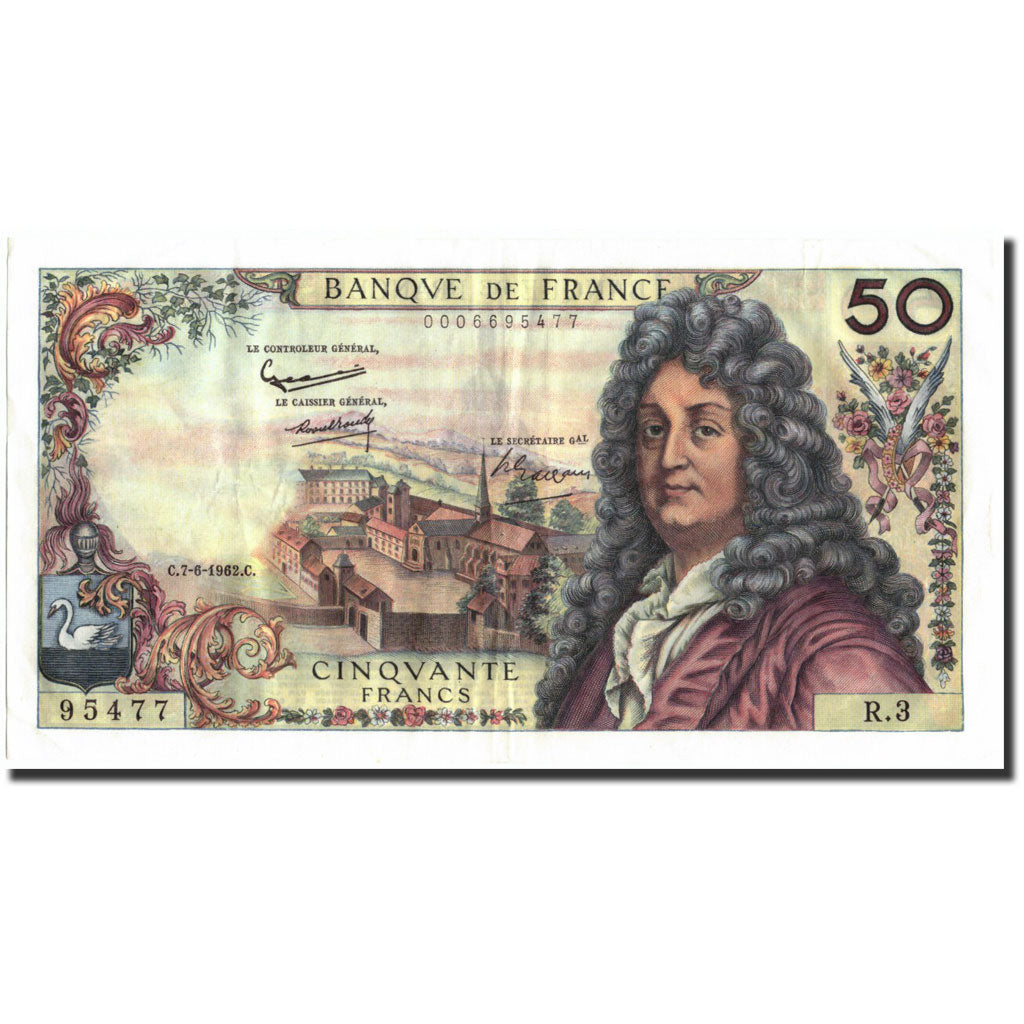 Francia, 50 Francs, 50 F 1962-1976 ''Racine'', 1962, 1962-06-07, BB
