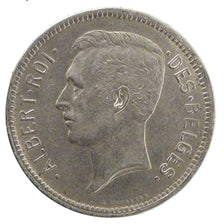 Belgio, 5 Francs, 5 Frank, 1933, BB, Nichel