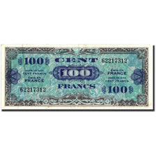 France, 100 Francs, 1944 Flag/France, 1944, 1944, TTB, Fayette:VF20.1, KM:118a