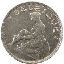 Albert Ier, Belgique, 2 Francs Type Bonnetain