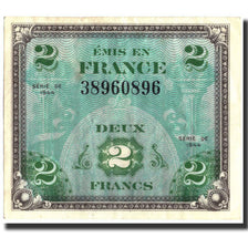 France, 2 Francs, 1944 Flag/France, 1944, 1944, AU(50-53), Fayette:VF16.1