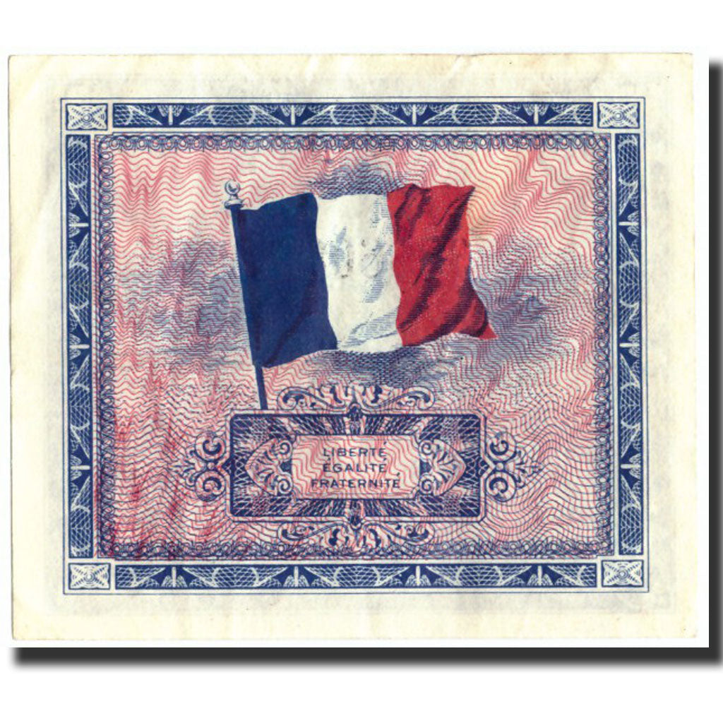 France, 2 Francs, 1944 Flag/France, 1944, 1944, AU(50-53), Fayette:VF16.1