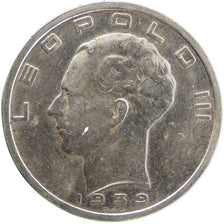 Belgio, 50 Francs, 1939, BB, Argento, KM:121.1
