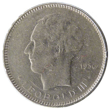 Belgio, 5 Francs, 5 Frank, 1936, BB, Nichel