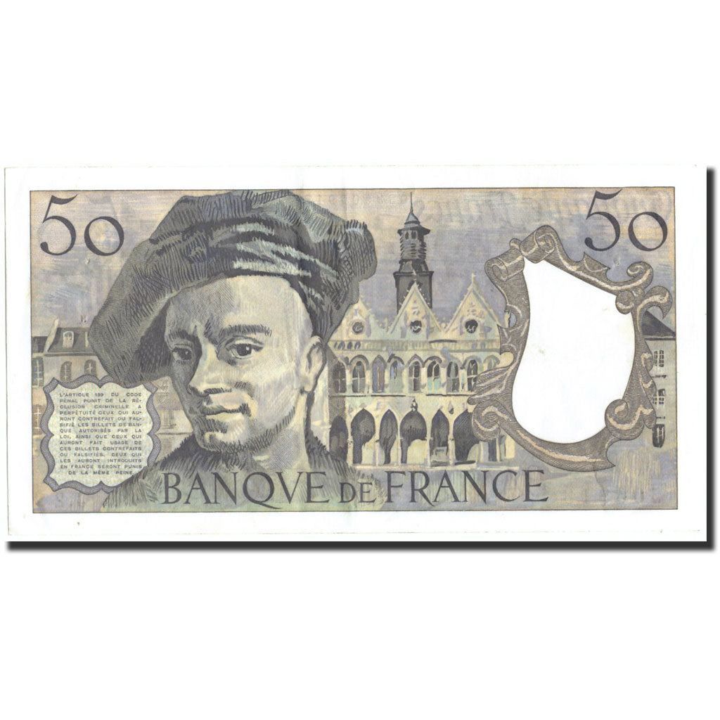 France, 50 Francs, 50 F 1976-1992 ''Quentin de La Tour'', 1976, 1976, AU(50-53)