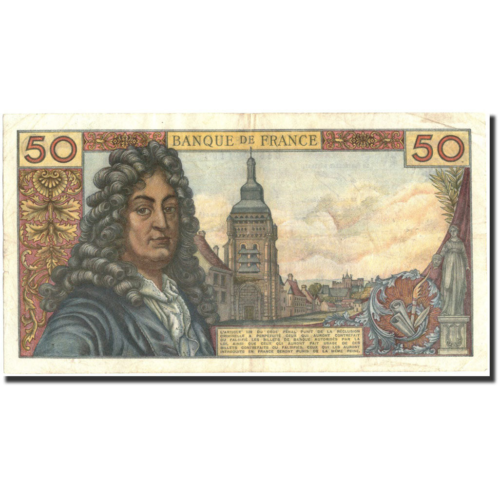 France, 50 Francs, 50 F 1962-1976 ''Racine'', 1973, 1973-10-04, TB+