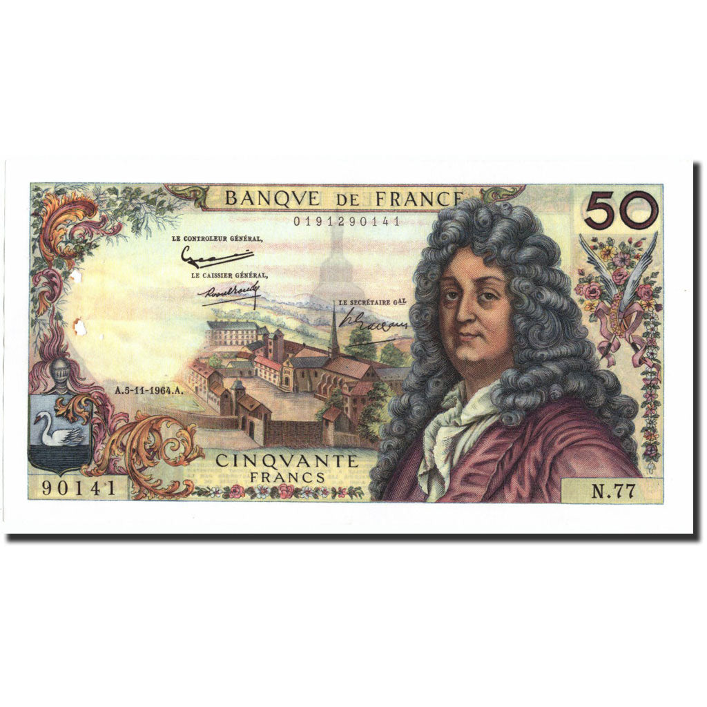 Francia, 50 Francs, 50 F 1962-1976 ''Racine'', 1964, 1964-11-05, BB