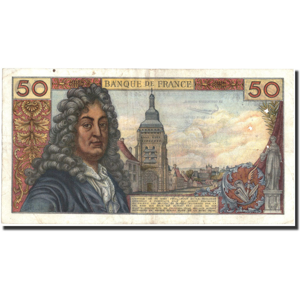 Frankreich, 50 Francs, 50 F 1962-1976 ''Racine'', 1963, 1963-07-11, S