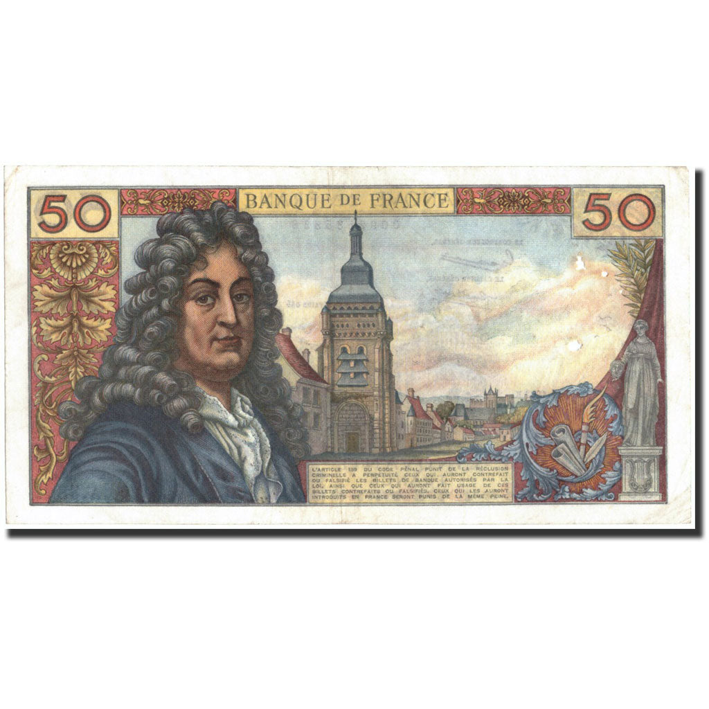 France, 50 Francs, 50 F 1962-1976 ''Racine'', 1962, 1962-12-06, EF(40-45)