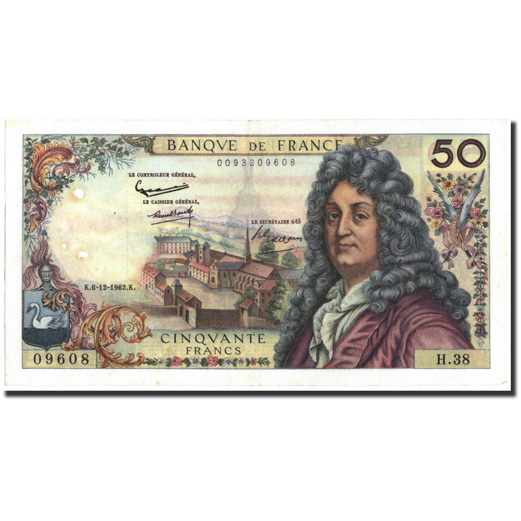 France, 50 Francs, 50 F 1962-1976 ''Racine'', 1962, 1962-12-06, TTB