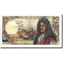 France, 50 Francs, 50 F 1962-1976 ''Racine'', 1963, 1963-05-02, EF(40-45)
