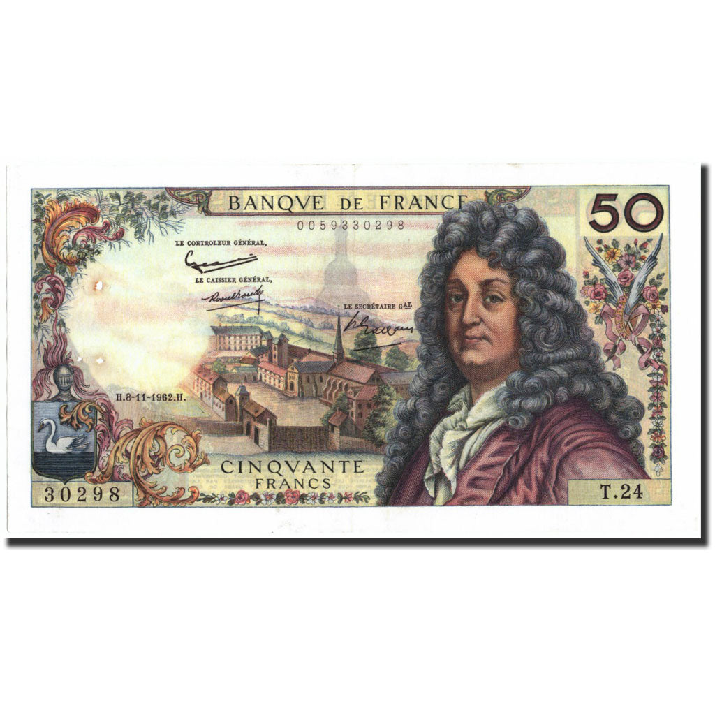 Frankreich, 50 Francs, 50 F 1962-1976 ''Racine'', 1962, 1962-11-08, SS+