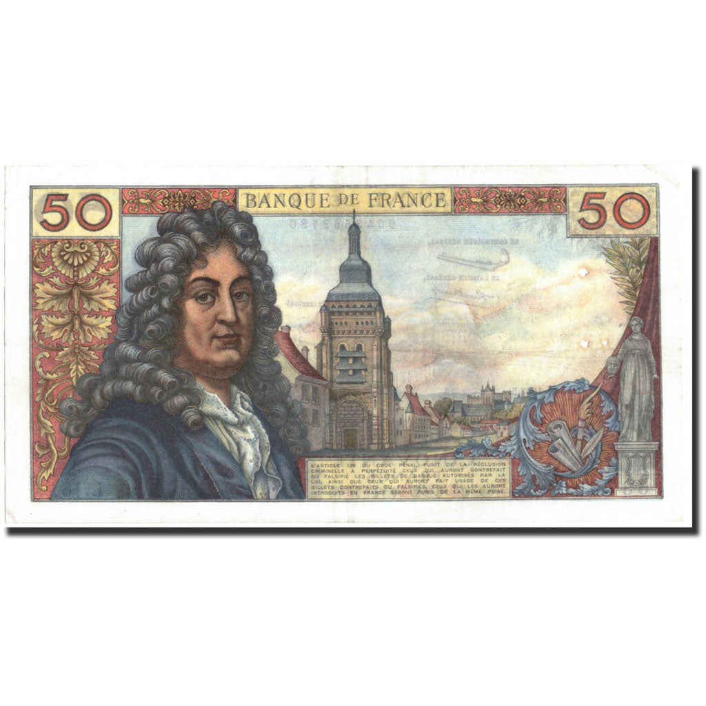 France, 50 Francs, 50 F 1962-1976 ''Racine'', 1962, 1962-11-08, EF(40-45)