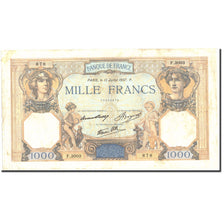Francia, 1000 Francs, 1 000 F 1927-1940 ''Cérès et Mercure'', 1937