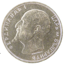 BULGARIA, 2 Leva, 1913, KM #32, MS(60-62), Silver, 10.00