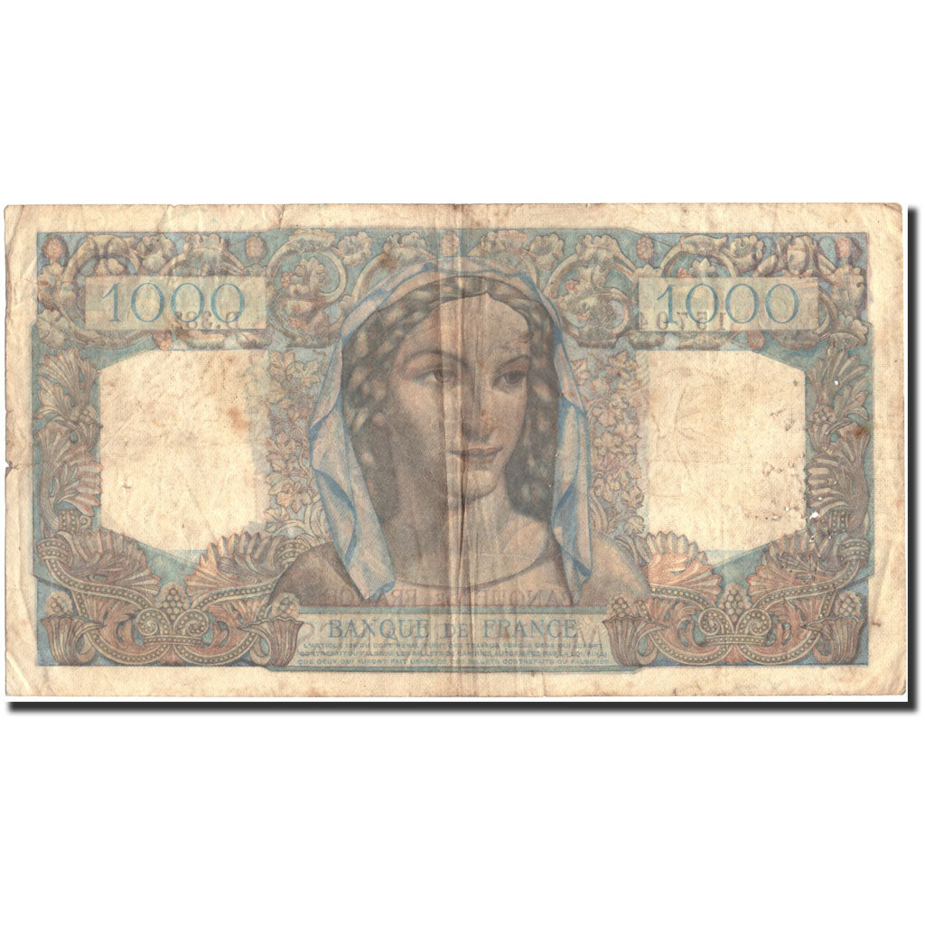 Frankreich, 1000 Francs, 1 000 F 1945-1950 ''Minerve et Hercule'', 1948