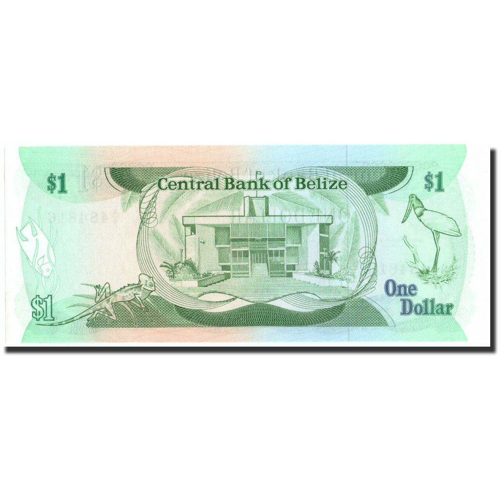 Geldschein, Belize, 1 Dollar, 1983, 1983-07-01, KM:43, UNZ