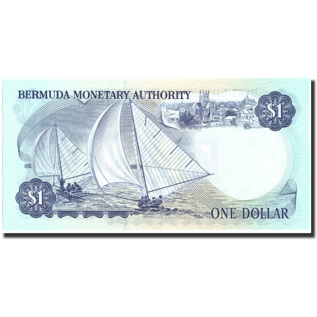 Banknote, Bermuda, 1 Dollar, 1982, 1982-01-02, KM:28b, UNC(65-70)