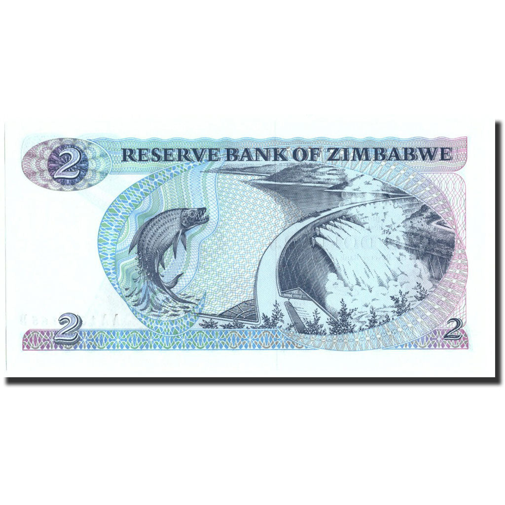 Banknote, Zimbabwe, 2 Dollars, 1980, 1980, KM:1a, UNC(65-70)