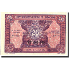 Banknote, FRENCH INDO-CHINA, 20 Cents, Undated (1942), Undated, KM:90