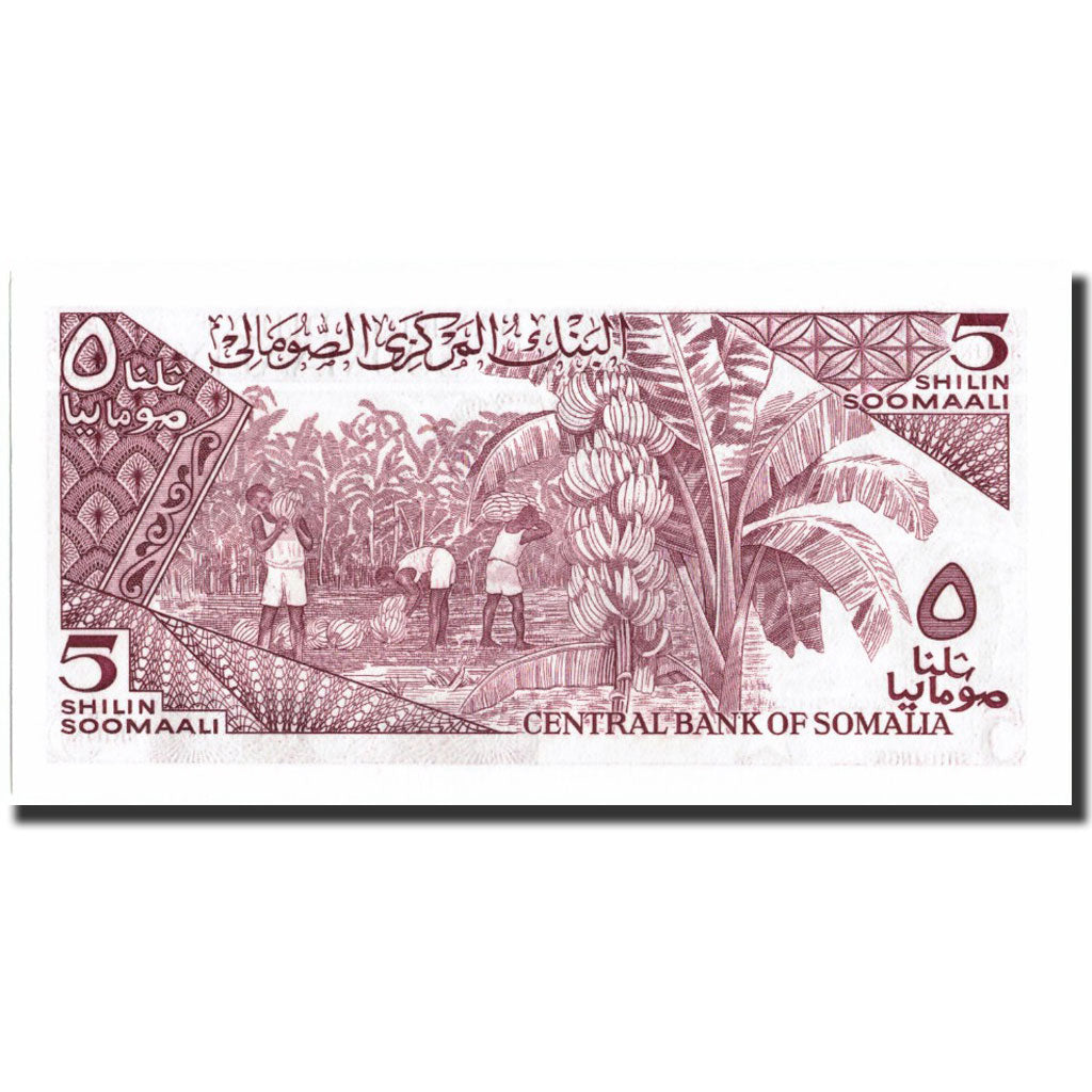 Banknote, Somalia, 5 Shilin = 5 Shillings, 1983, 1983, KM:31a, UNC(65-70)