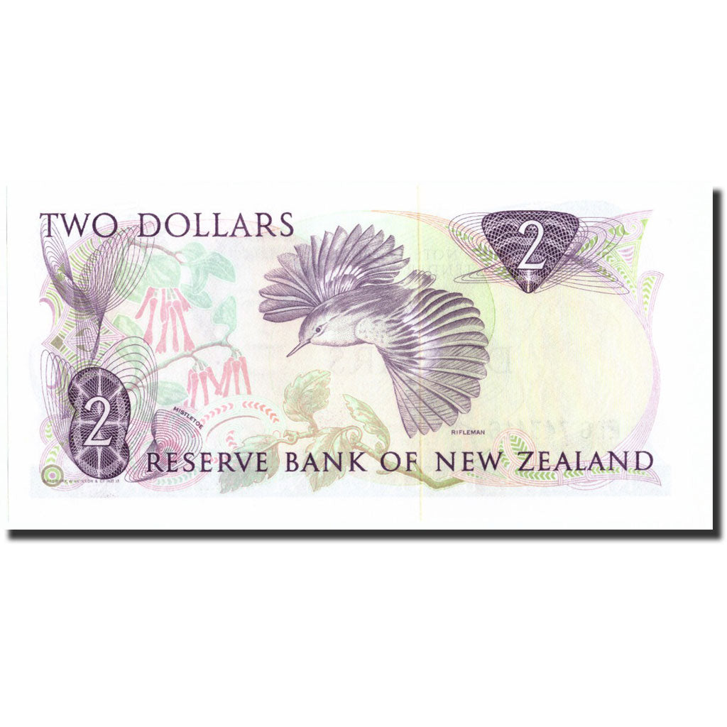 Banknote, New Zealand, 2 Dollars, Undated (1981-92), Undated, KM:170a, UNC(64)