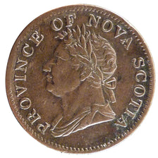 Canada, 1/2 Penny Token, 1832, EF(40-45), Bronze, 8.30
