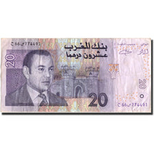 Geldschein, Marokko, 20 Dirhams, 2005, 2005, KM:68, SS
