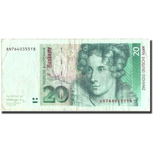 Banknote, GERMANY - FEDERAL REPUBLIC, 20 Deutsche Mark, 1991, 1991-08-01