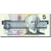 Geldschein, Kanada, 5 Dollars, 1986, 1986, KM:95a2, SS+