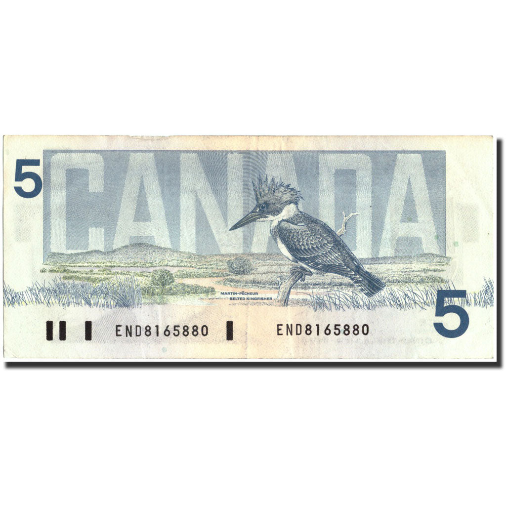 Geldschein, Kanada, 5 Dollars, 1986, 1986, KM:95a2, SS+