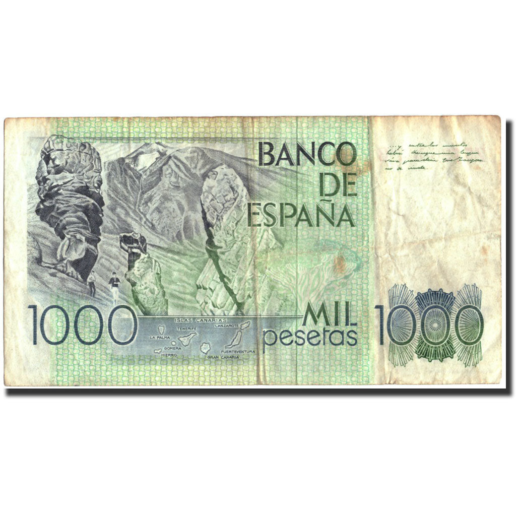 Banknote, Spain, 1000 Pesetas, 1979, 1979-10-23, KM:158, VF(20-25)