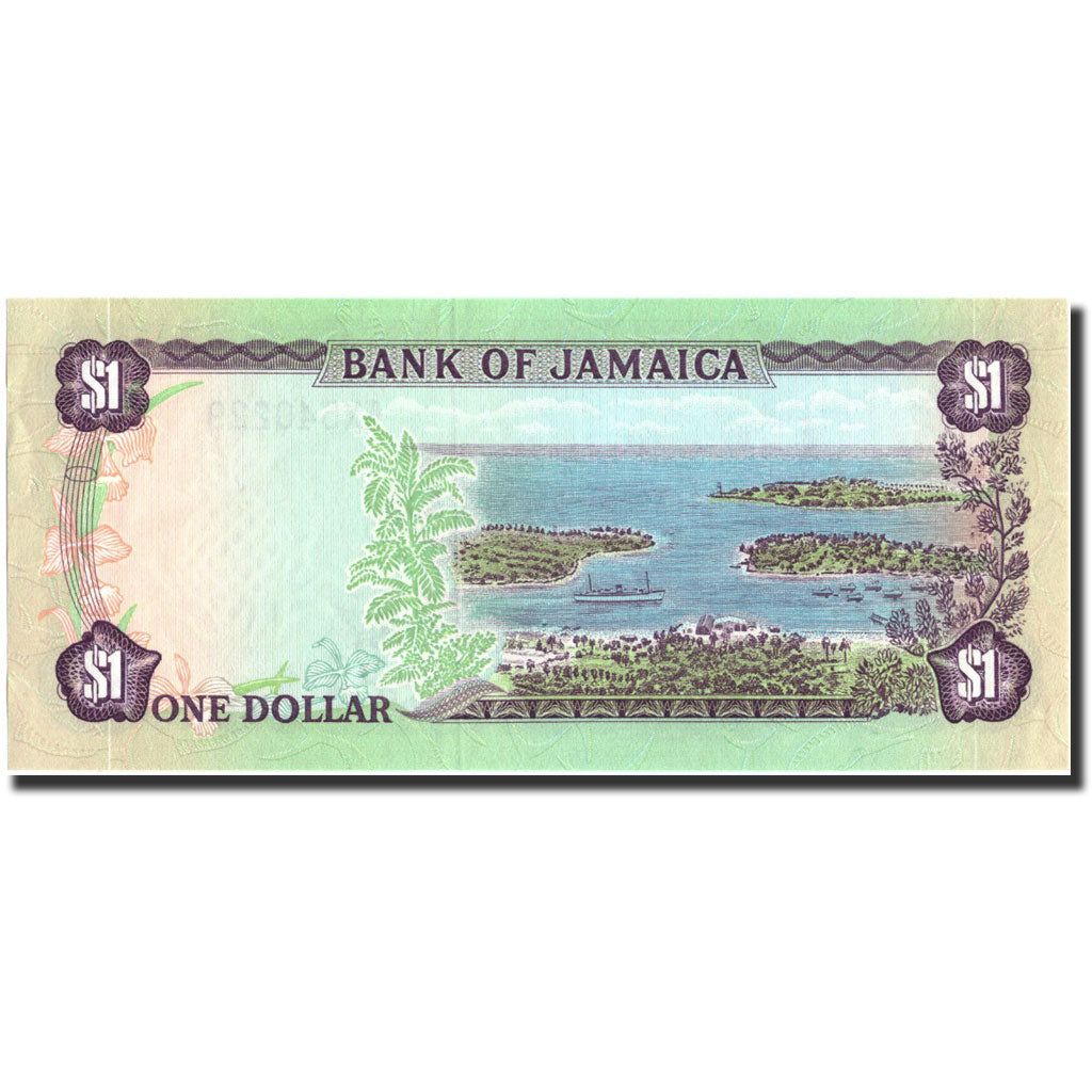 Banknote, Jamaica, 1 Dollar, undated (1982-86), Undated, KM:64a, UNC(65-70)