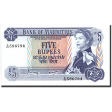Banconote, Mauritius, 5 Rupees, Undated (1967), KM:30c, Undated, FDS