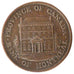 Canada, 1/2 Penny Token, 1842, KM #Tn18, EF(40-45), Copper, 9.00