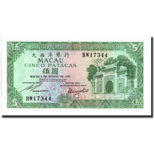 Geldschein, Macau, 5 Patacas, 1981, 1981-08-08, KM:58c, UNZ-
