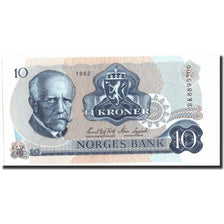 Biljet, Noorwegen, 10 Kroner, 1982, 1982, KM:36c, NIEUW