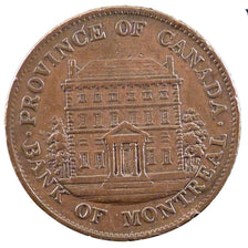 Canada, 1/2 Penny Token, 1844, KM #Tn 18, EF(40-45), Copper, 9.20