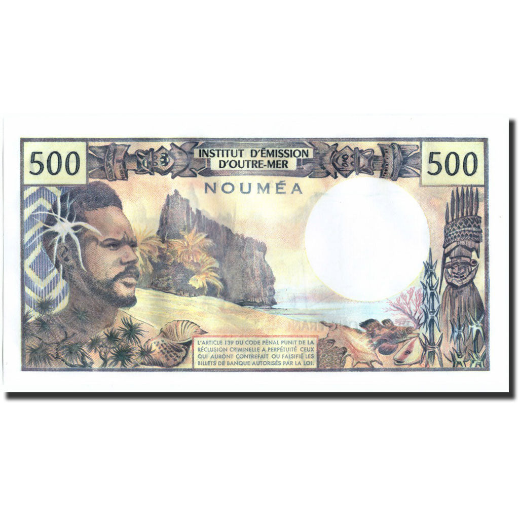 Banknote, New Caledonia, 500 Francs, Undated (1992), Undated, KM:60e, UNC(65-70)