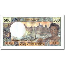 Billete, 500 Francs, Undated (1992), Territorios franceses en el Pacífico