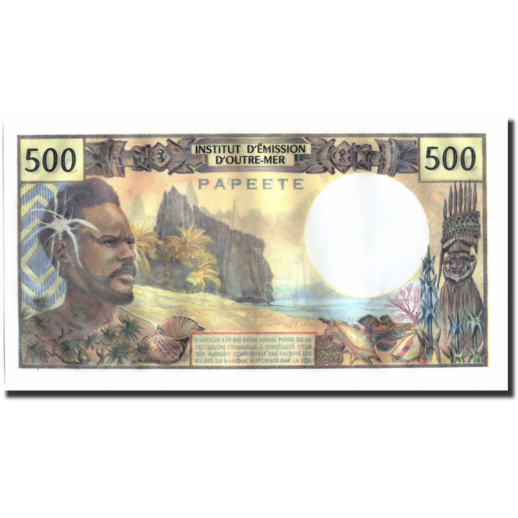 Banknote, French Pacific Territories, 500 Francs, Undated (1992), Undated