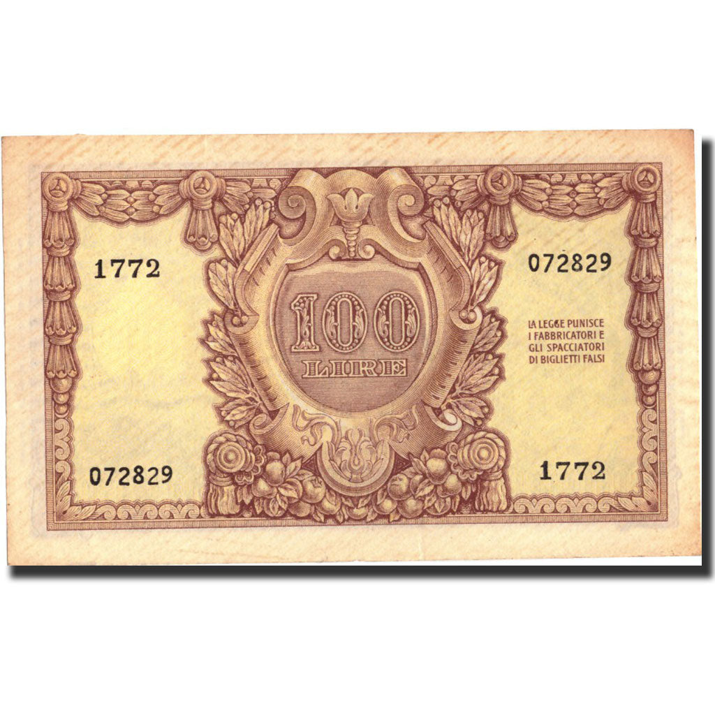 Banknote, Italy, 100 Lire, 1951, 1951-12-31, KM:92a, AU(50-53)